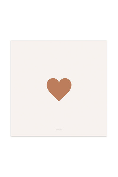 הדפס - Orange Heart