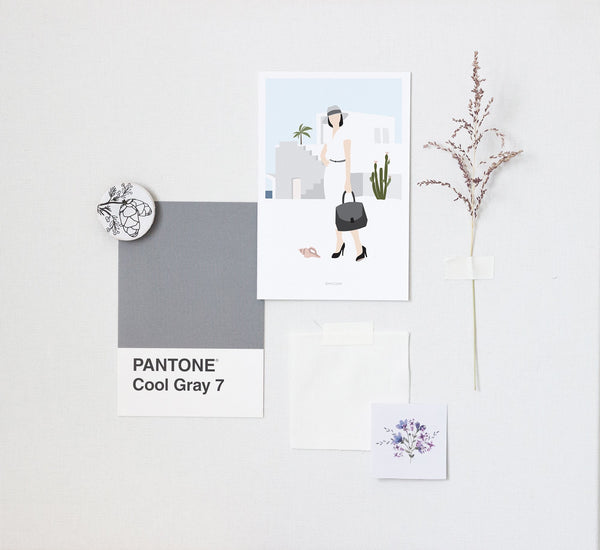 גלויה - Modern Women - High Heel Lady