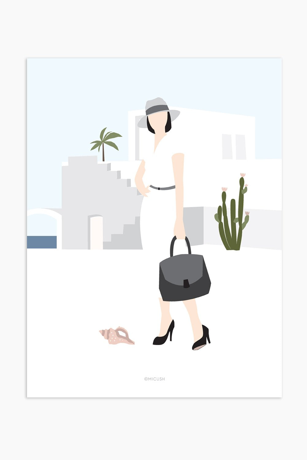 הדפס - Modern Women - High Heel Lady