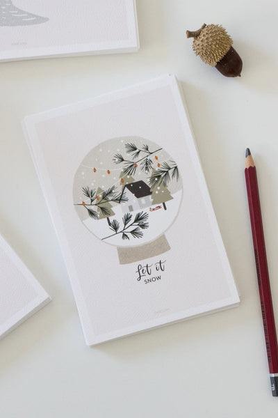 גלויה - Let it Snow