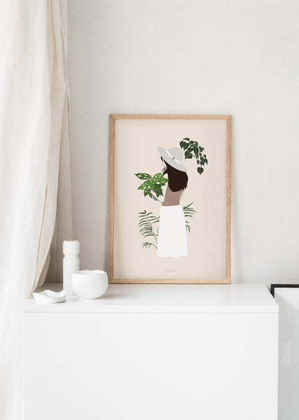 הדפס - Plants Lady