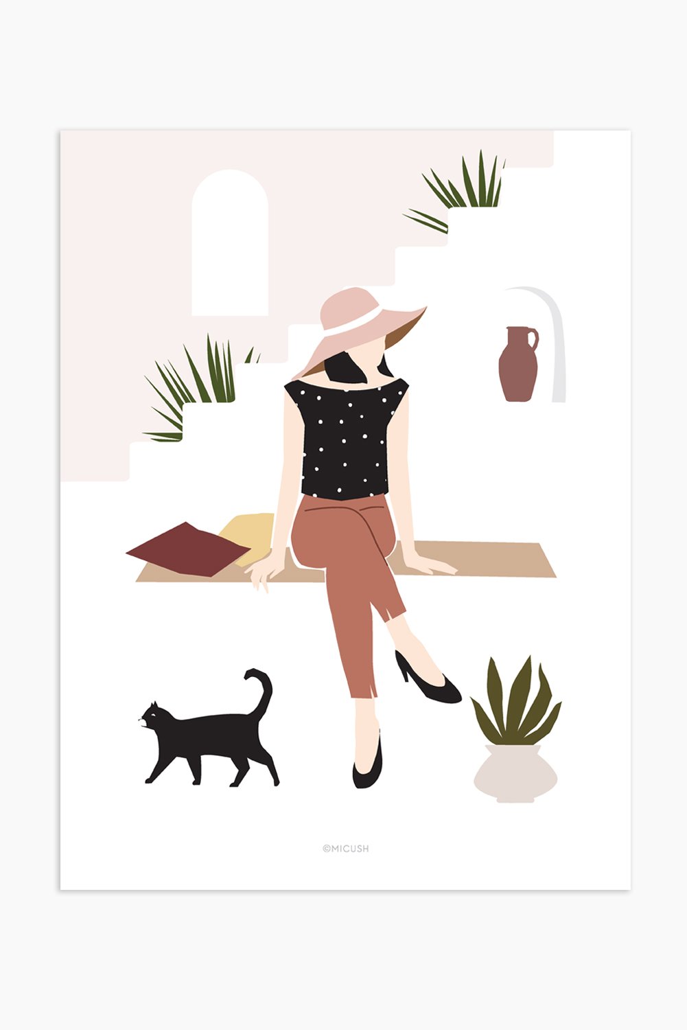 הדפס - Modern Women - Palm Desert Lady