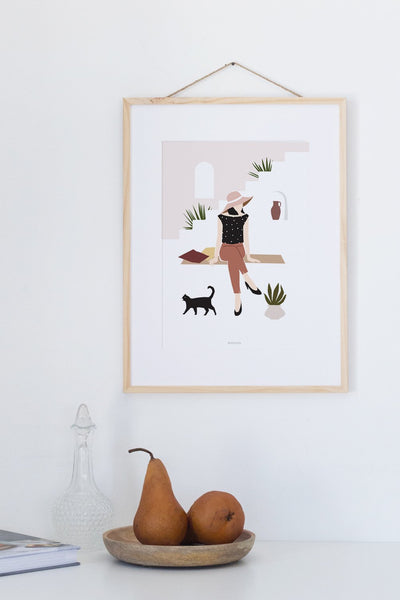 הדפס - Modern Women - Palm Desert Lady