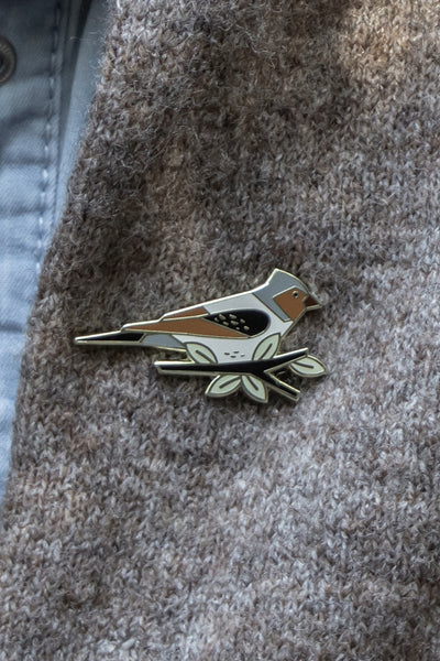 סיכת דש - ציפור