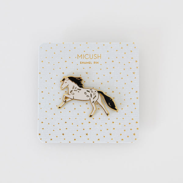 סיכת דש -סוס פוני דוהר