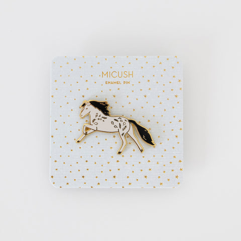 סיכת דש -סוס פוני דוהר