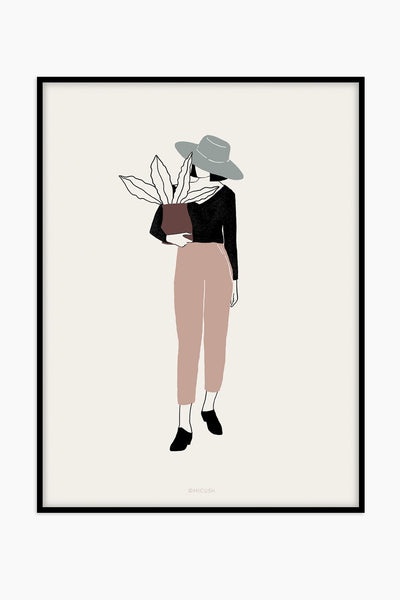 הדפס - Plant Lady 02