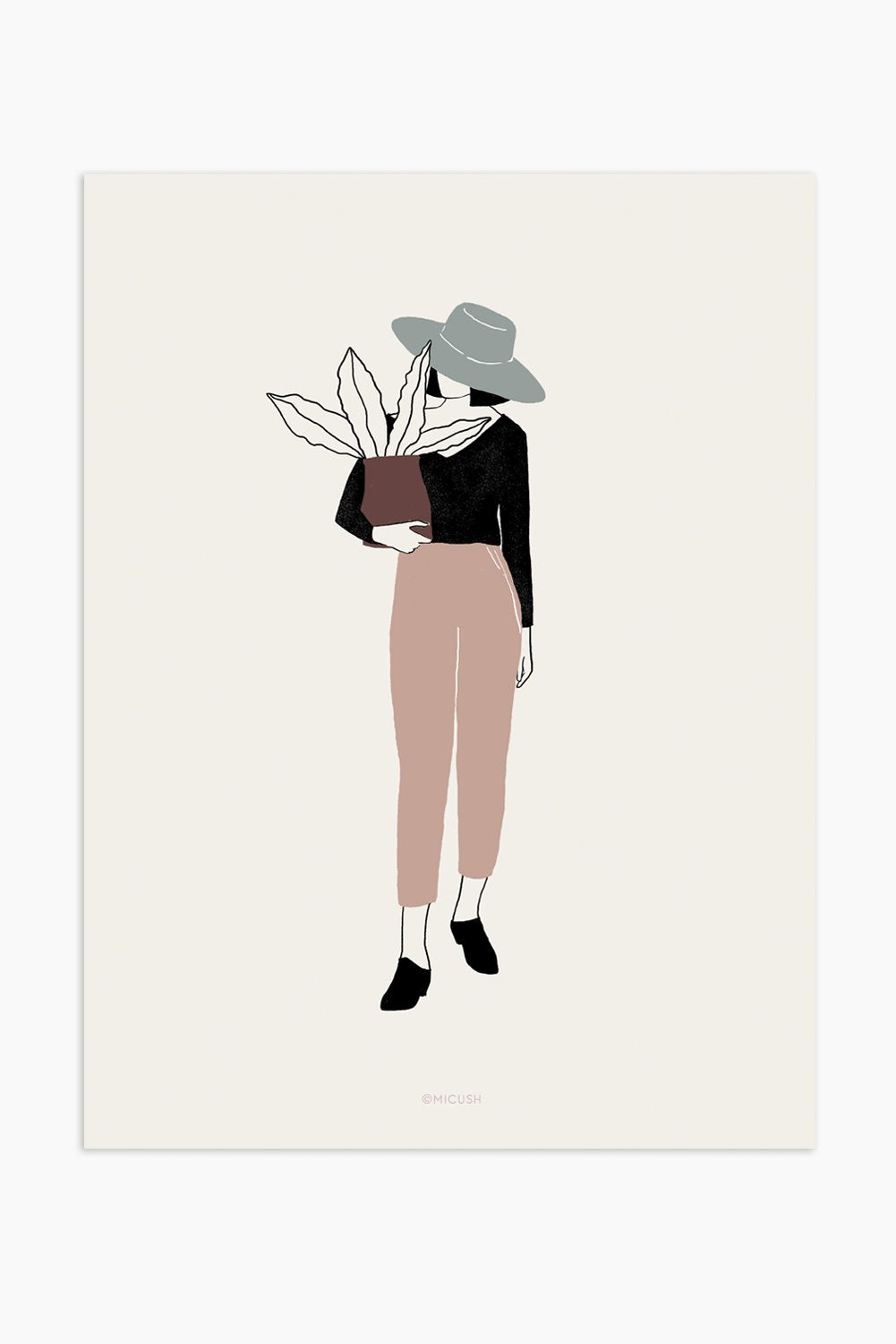 הדפס - Plant Lady 02