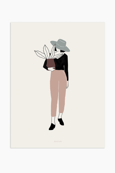 הדפס - Plant Lady 02