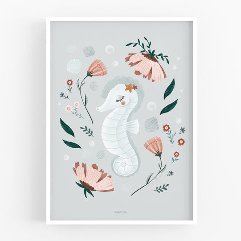 הדפס - Seahorse