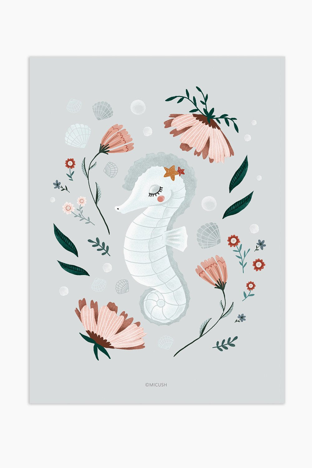 הדפס - Seahorse