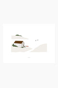 הדפס - Countryside Landscape  - Boat