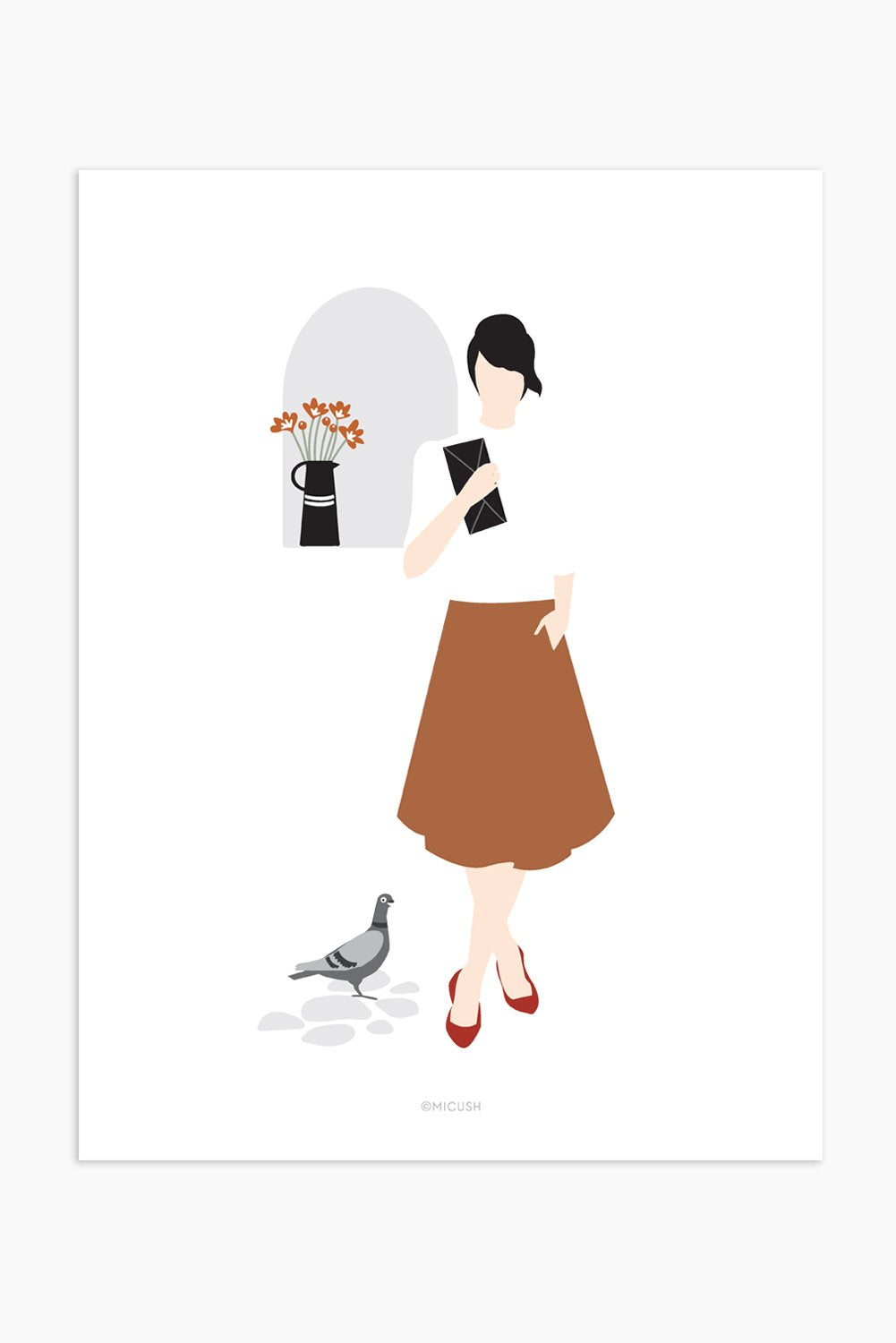 הדפס - Modern Women - Pretty Little Lady