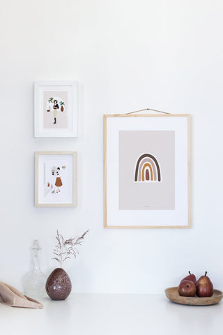 סט הדפסים - Terracotta Rainbow