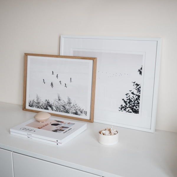 הדפס צילום - Migrating cranes