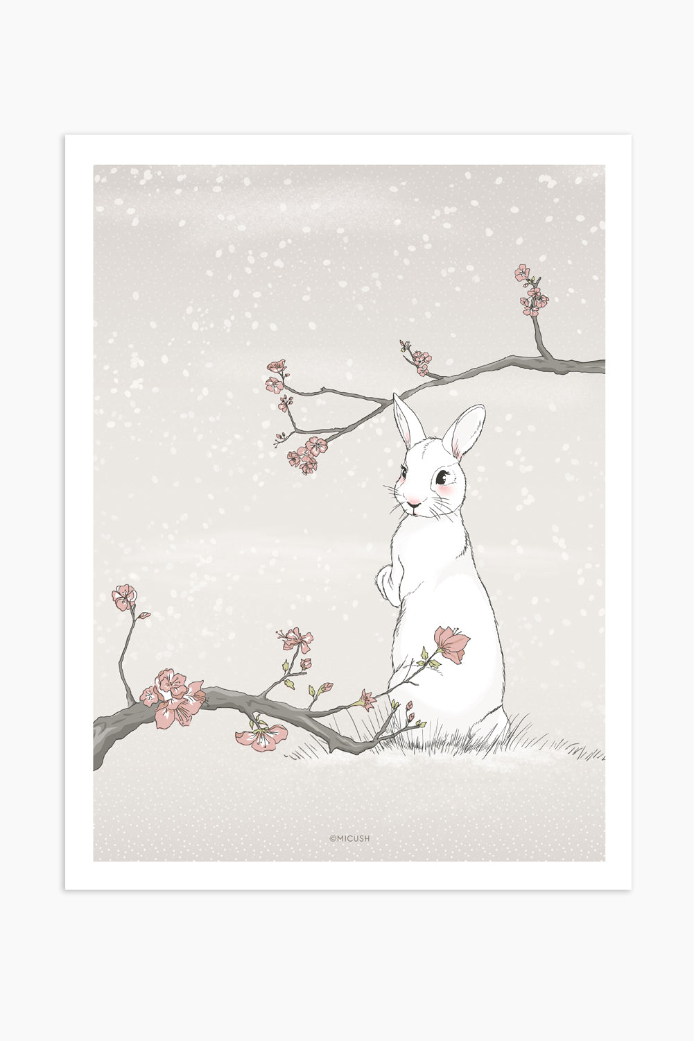 הדפס - Snow Rabbit