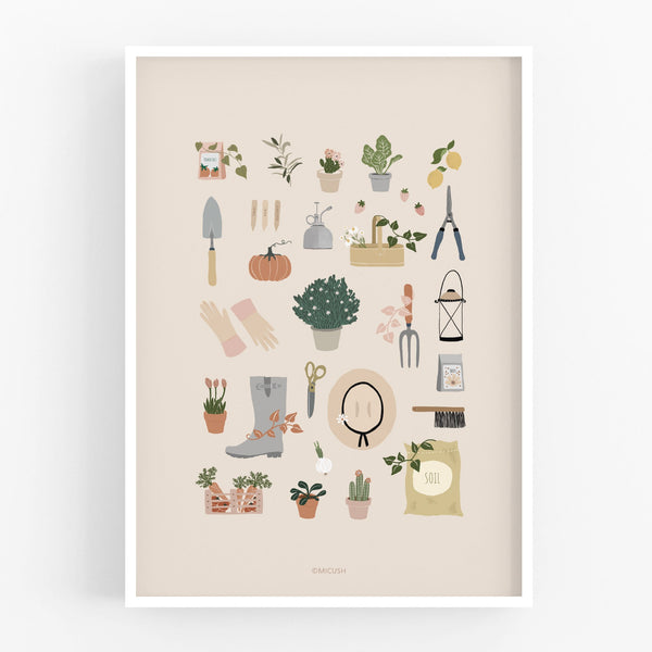 הדפס - Happy Garden