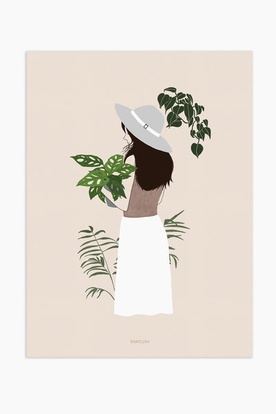 הדפס - Plants Lady