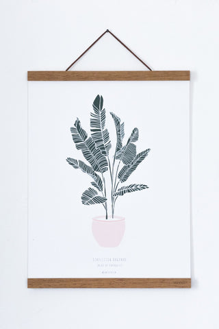 מתלה מגנטי מעץ להדפסים